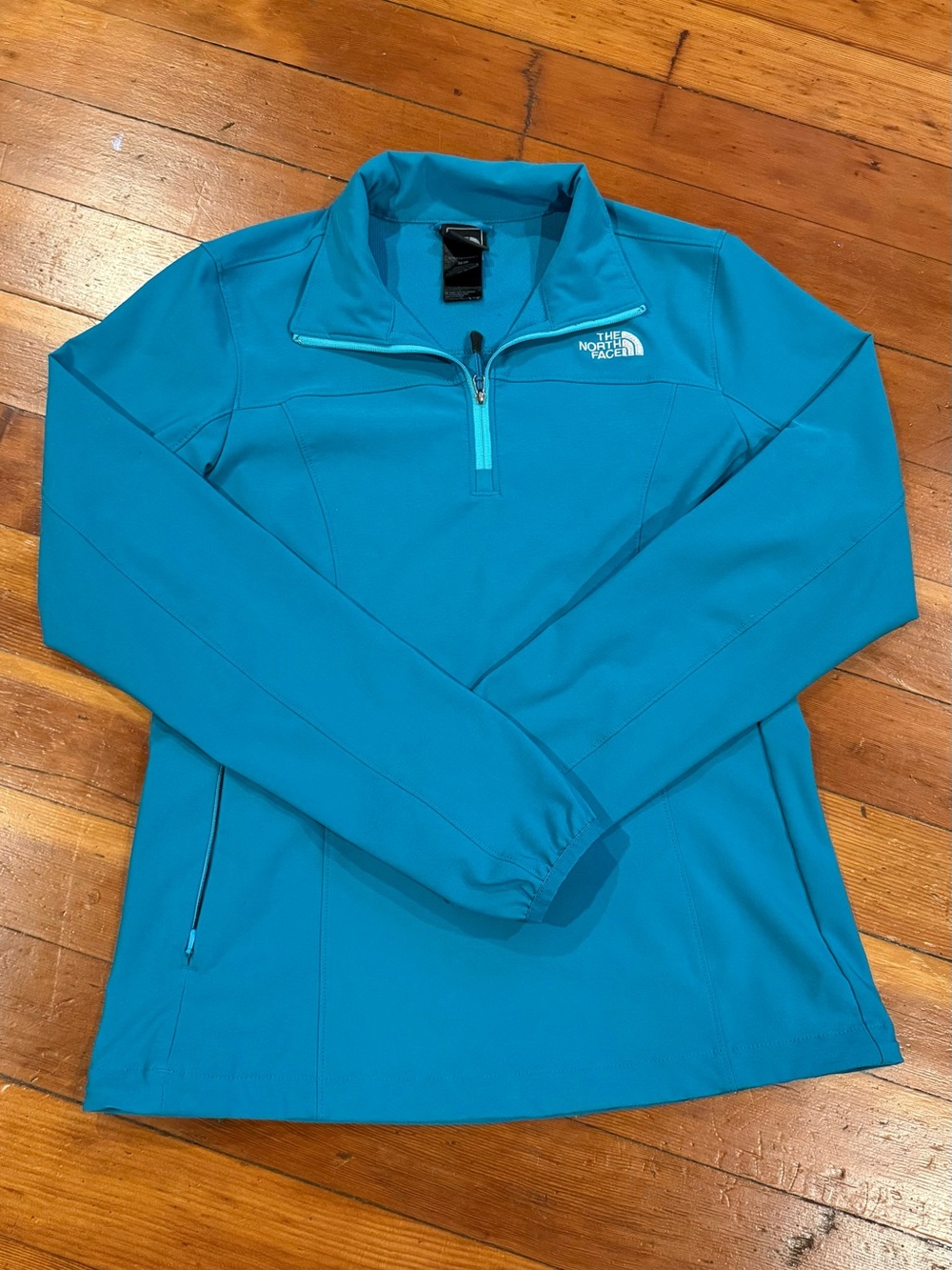 The North Face Teal Lightweight Quarter-Zip Jacket